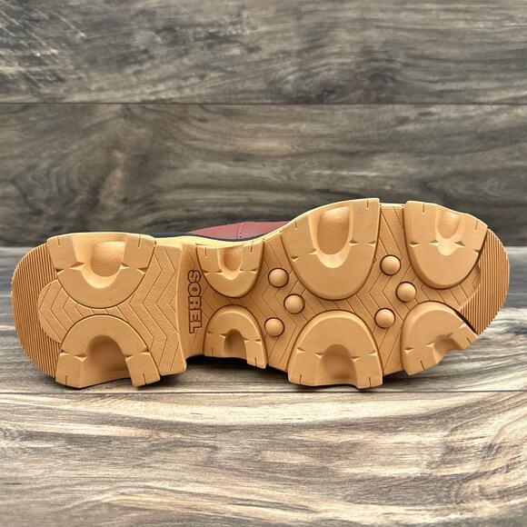 NIB Sorel BREX 8M Chelsea Leather Boots Booties Waterproof Grippy Spice Black - Picture 11 of 12